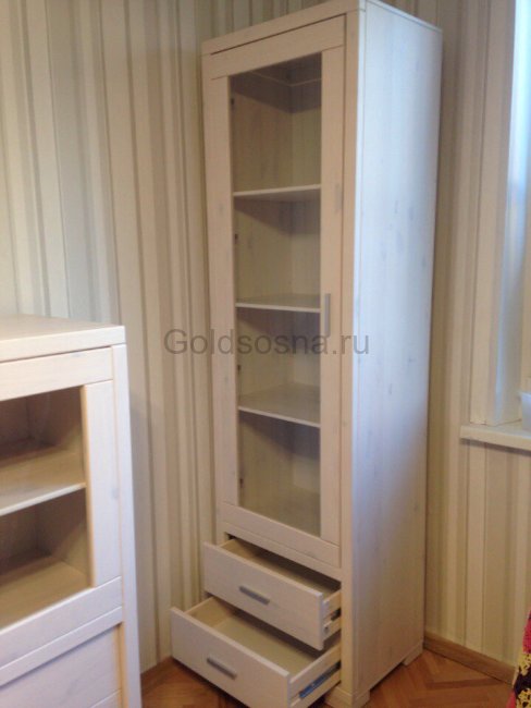 Витрина Мэдисон Д1151 (1 дверь, 2 ящика)