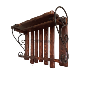 Полка Барин 2 с элементами ковки