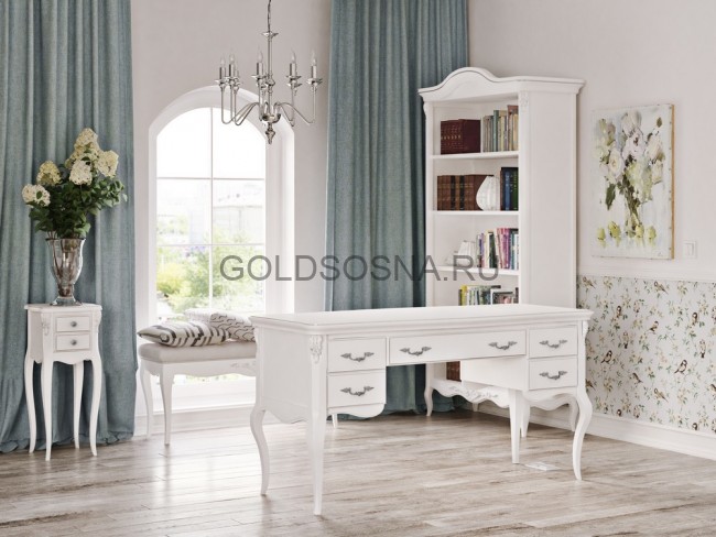 Книжный шкаф Silvery Rome 5 полок Книжный шкаф Silvery Rome 5 полок