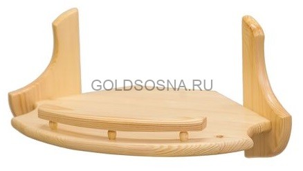 Полка угловая одинарная