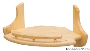 Полка угловая одинарная