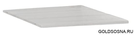 Полка к шкафу Рауна 30, 40, 50 (103х55) белый воск УКВ Полка к шкафу Рауна 30, 40, 50 (103х55) белый воск УКВ
