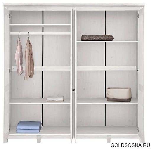 Полка к шкафу Рауна 30, 40, 50 (103х55) белый воск УКВ Полка к шкафу Рауна 30, 40, 50 (103х55) белый воск УКВ