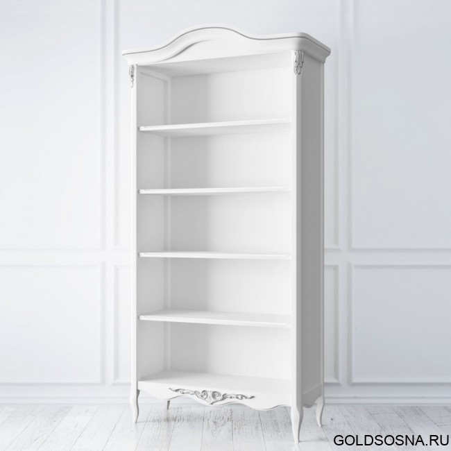 Книжный шкаф Silvery Rome 4 полки Книжный шкаф Silvery Rome 4 полки