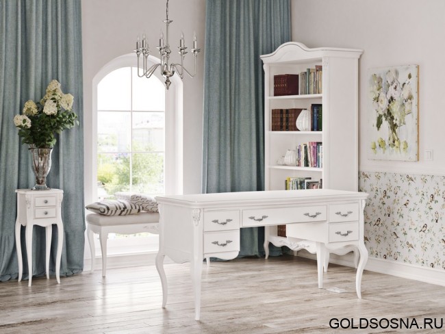 Книжный шкаф Silvery Rome 4 полки Книжный шкаф Silvery Rome 4 полки