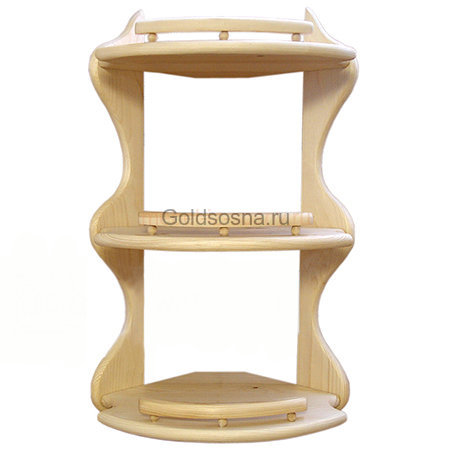 Полка угловая 3-ая (без балясин)