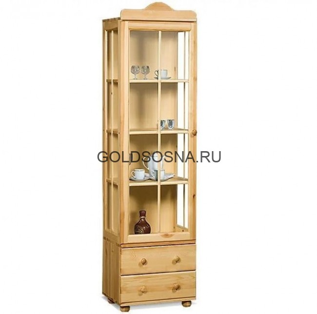 Витрина 1-на дверная МД616