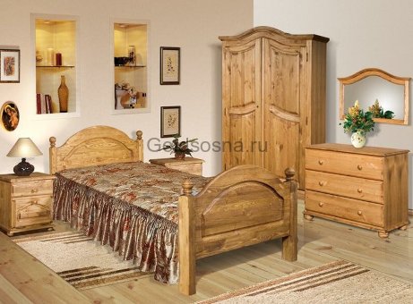 Спальня из коллекции Лотос №3
