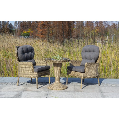 Круглый стол Леванте, соломенный