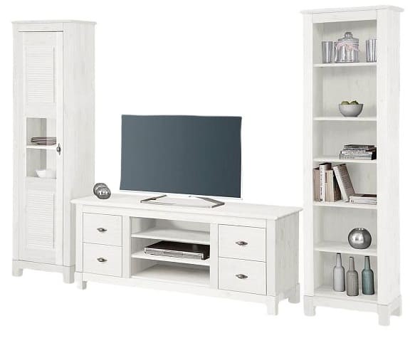 Шкаф для посуды Рауна 10 (белый воск УКВ)