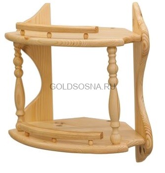 Полка угловая 2-ая (с балясинами) П-Уг бал\2 Полка угловая 2-ая (с балясинами) П-Уг бал\2