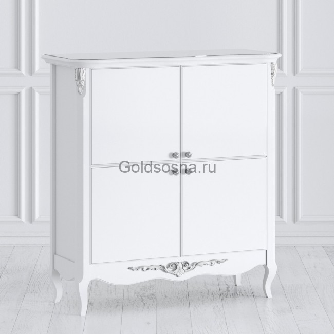 Комод 4 двери Silvery Rome Комод 4 двери Silvery Rome