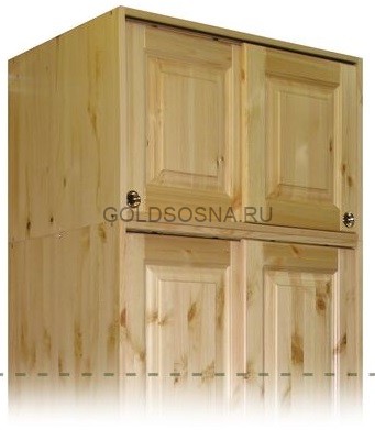 Антресоль-купе 2 двери (Н-510)