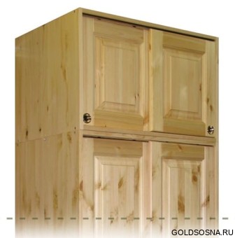 Антресольная секция Оскар-2 КУПЕ 2-х дверная (Н-510)