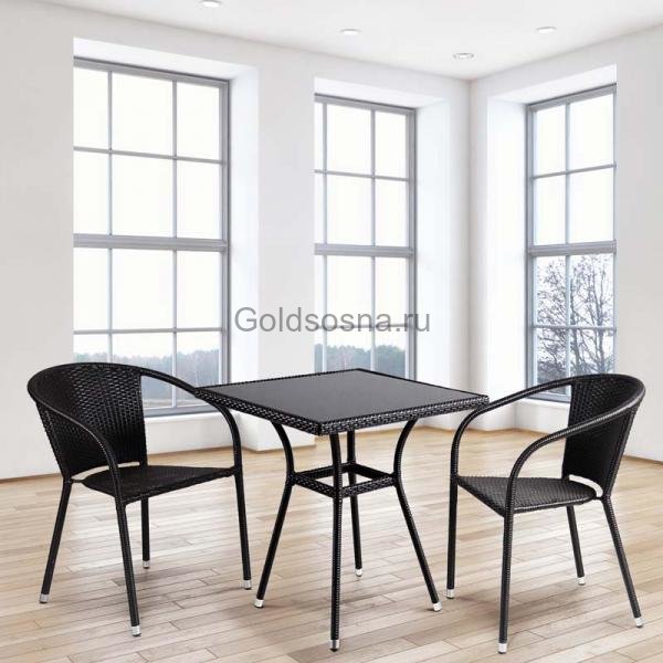 Комплект плетеной мебели из ротанга T282BNS/Y137C-W53 Brown 2Pcs Комплект плетеной мебели из ротанга T282BNS/Y137C-W53 Brown 2Pcs