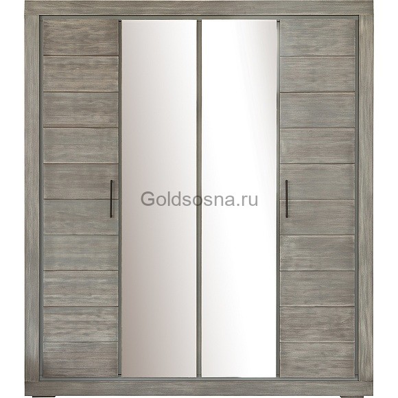 Шкаф для одежды 4д Байс 2632-01Бр БМ791