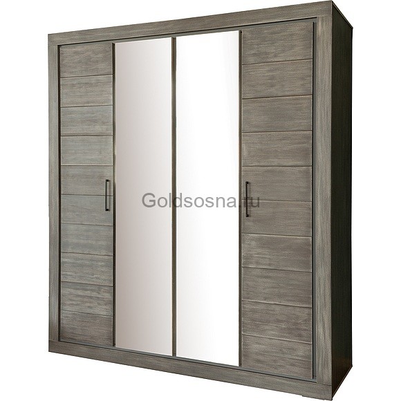 Шкаф для одежды 4д Байс 2632-01Бр БМ791