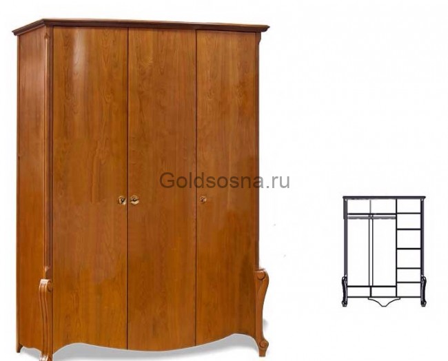 Шкаф Луиза ММ-227-01/03Б