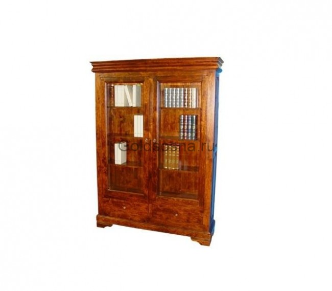 Шкаф с витриной Луи Филипп ОВ 28.02