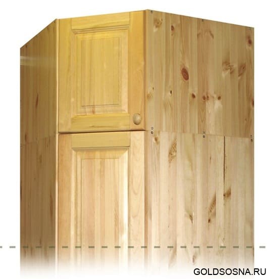 Антресольная секция Оскар угловая 880х880 (Н-510) Антресольная секция Оскар угловая 880х880 (Н-510)