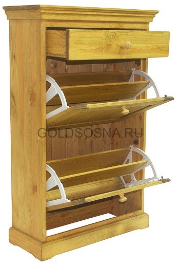 Обувница 2-х дверная с ящиком Chaussure 2P 1T Обувница 2-х дверная с ящиком Chaussure 2P 1T