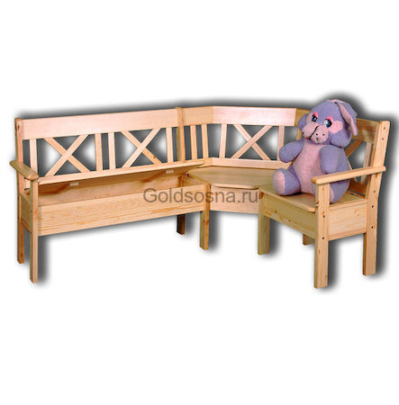 Скамья угловая