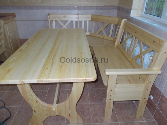 Скамья угловая