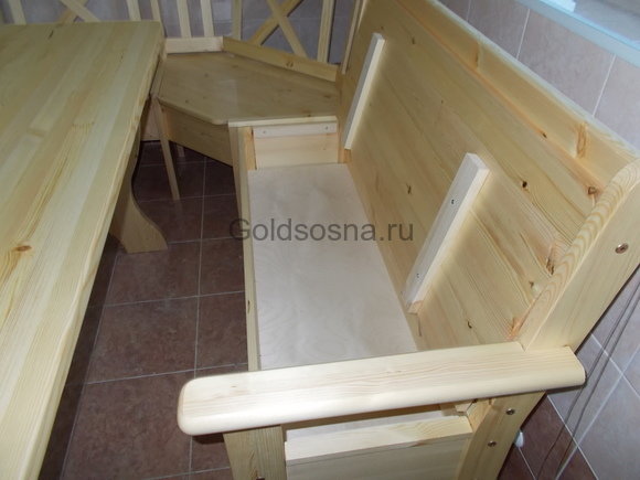 Скамья угловая