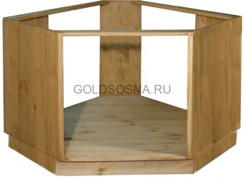 Прованс шкаф-стол угловой под плитку №39 Прованс шкаф-стол угловой под плитку №39