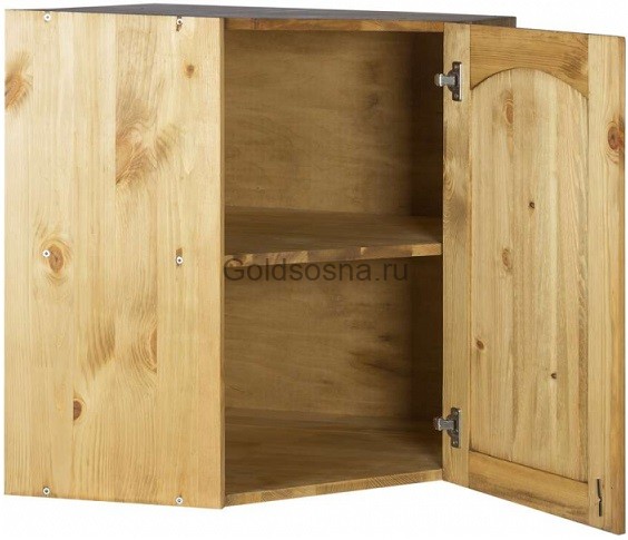 Шкаф настенный угловой Викинг с дверью №11