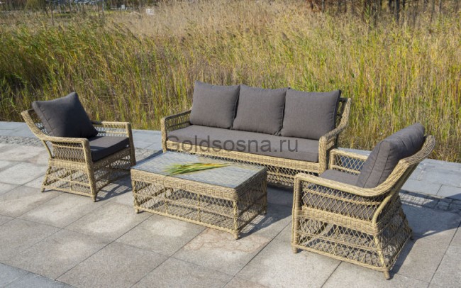 Журнальный стол Гранд Латте, соломенный Журнальный стол Гранд Латте, соломенный