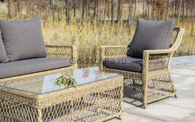 Журнальный стол Гранд Латте, соломенный Журнальный стол Гранд Латте, соломенный