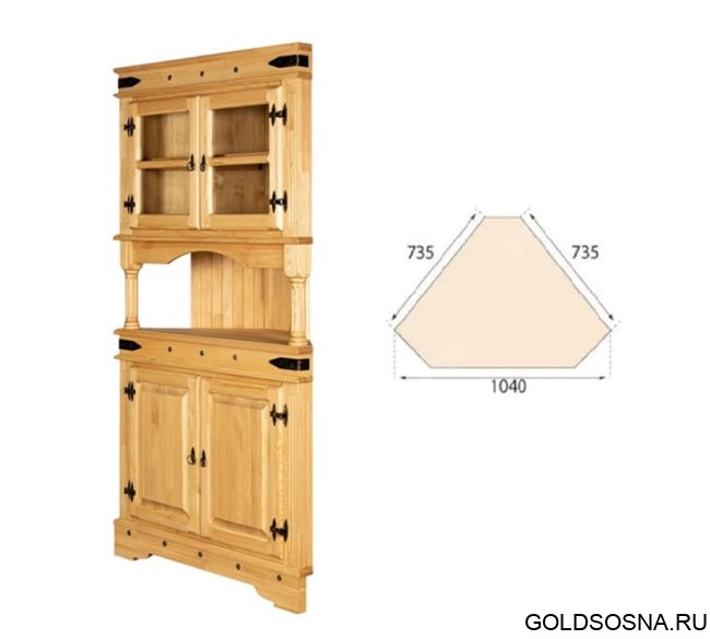 Буфет Викинг 02 угловой