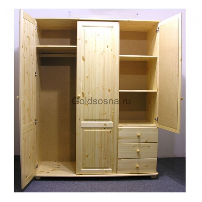 Шкаф 3-х дверный ШМЦ-103