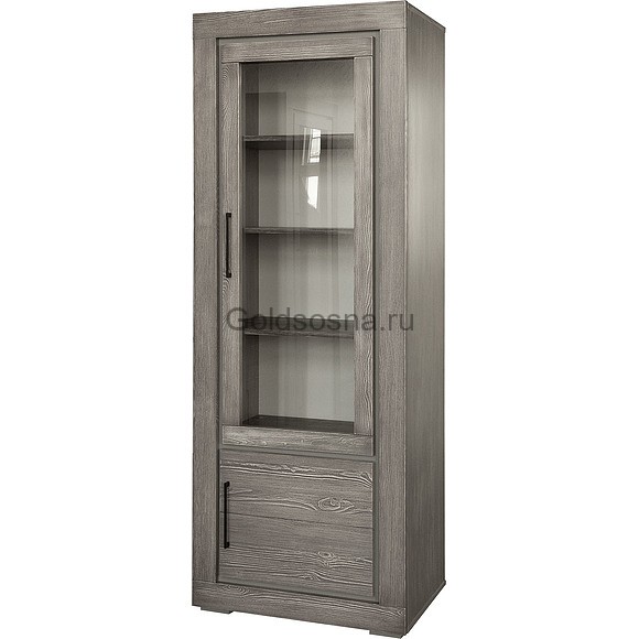 Шкаф с витриной Байс 2619Бр БМ790