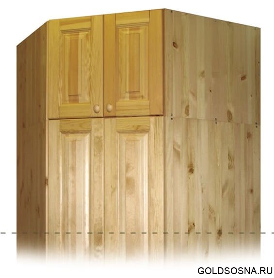 Антресольная секция Оскар угловая 1020х1020 (Н-510)