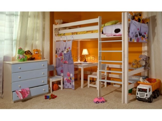 Кровать верхнеярусная Классик №2 Кровать верхнеярусная Классик №2