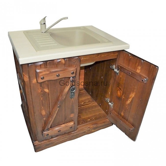 Ящик напольный под мойку Медведь (2 двери) Ящик напольный под мойку Медведь (2 двери)