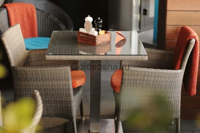 Стол Компания, серо-коричневый