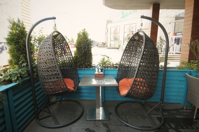 Стол Компания, серо-коричневый