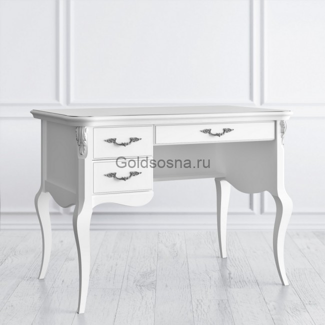 Кабинетный стол пристенный Silvery Rome малый Кабинетный стол пристенный Silvery Rome малый