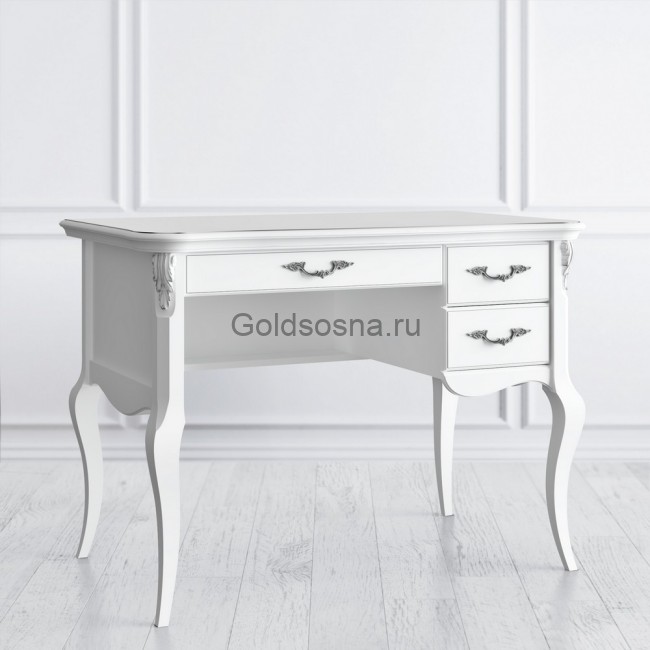 Кабинетный стол пристенный Silvery Rome малый Кабинетный стол пристенный Silvery Rome малый