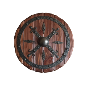 Щит декоративный Круглый с элементами ковки Щит декоративный Круглый с элементами ковки