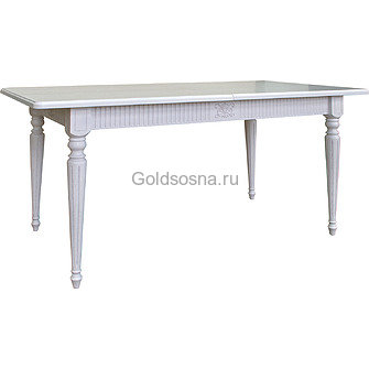 Стол обеденный Юстина БМ-2337 цвет молоко (раздвижной)