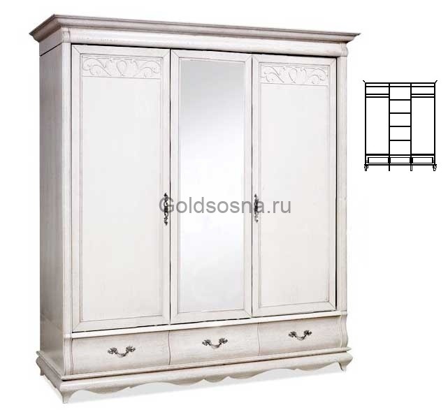 Шкаф для одежды Оскар ММ-216-01/03