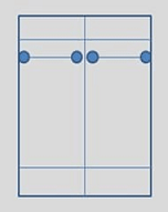 Шкаф 2-х ств. распашной (2 штанги) Венеция 