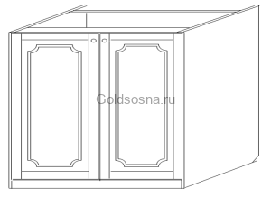 Тумба 60 (2 двери) Скайда 1 Тумба 60 (2 двери) Скайда 1