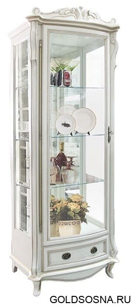 Шкаф с витриной Луи ММ-240-01