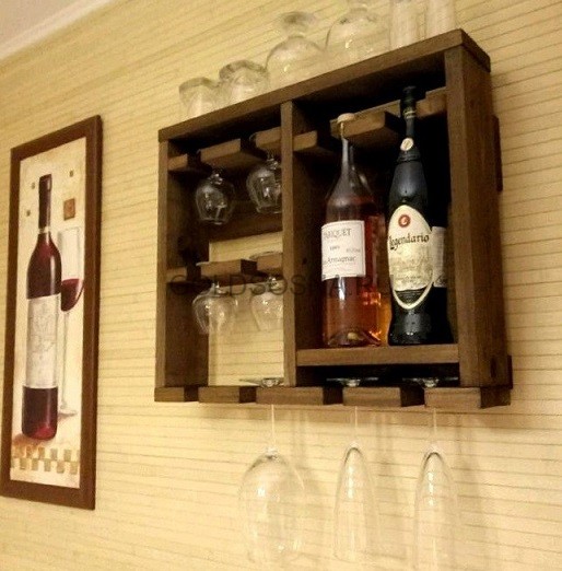 Полка винная 480x410