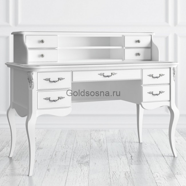 Кабинетный стол пристенный Silvery Rome Кабинетный стол пристенный Silvery Rome